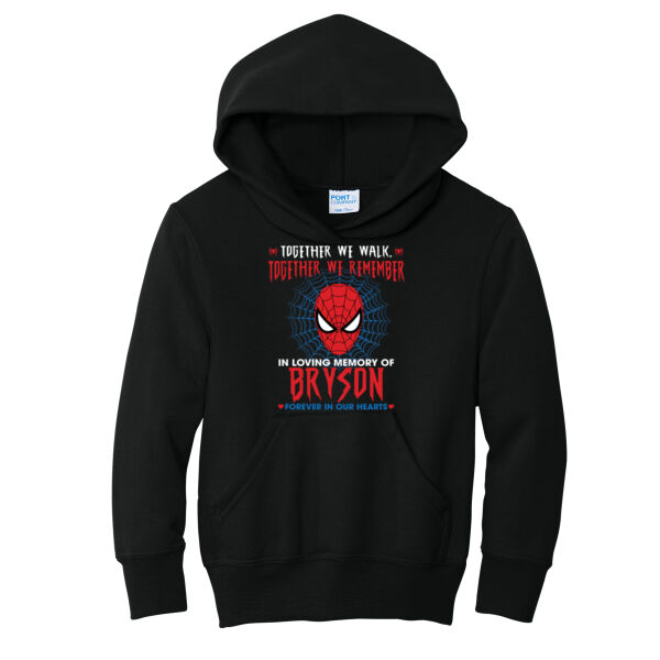 In Loving Memory of Bryson  - Youth Core Fleece Pullover Hooded Sweatshirt Thumbnail
